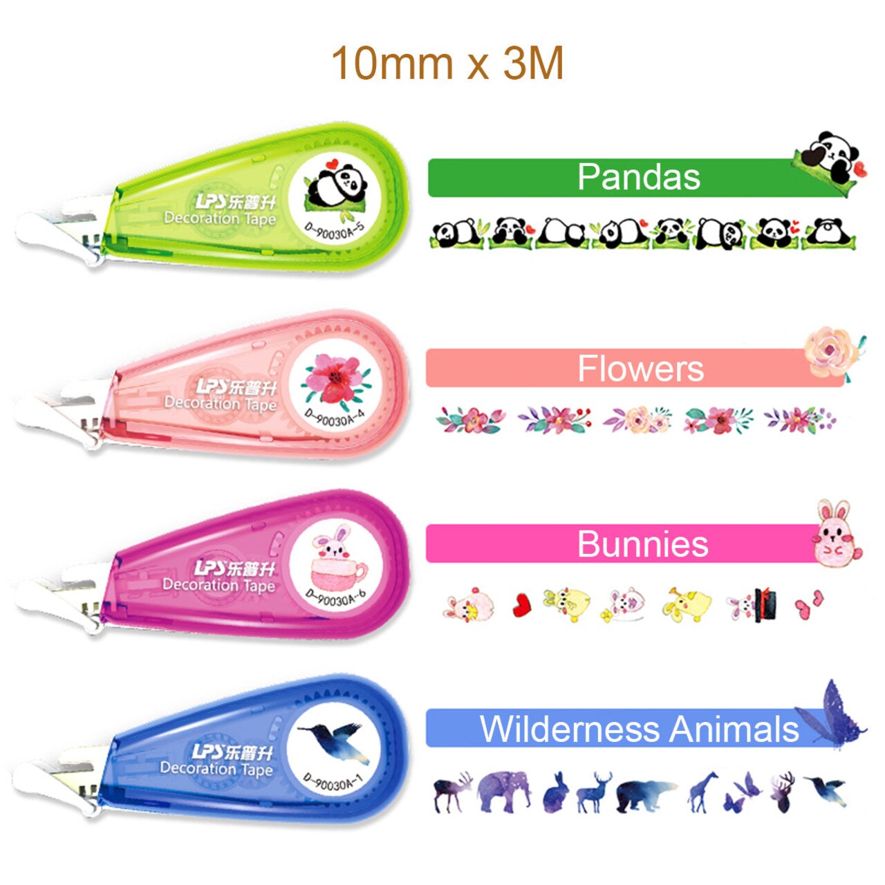 Wrapables Novelty Sticker Machine Pens, Decorative DIY Stationery Supplies for Home Office School